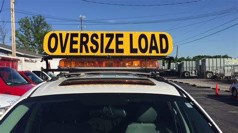 oversize load lighting requirements